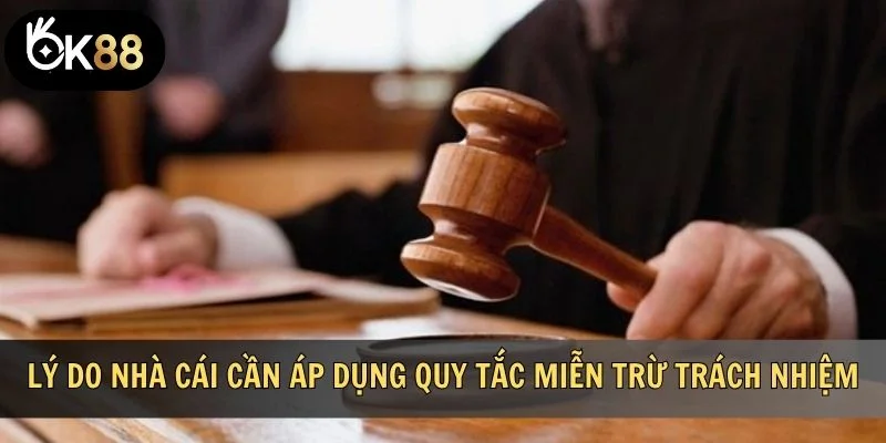 Lý do nhà cái cần áp dụng quy tắc miễn trừ trách nhiệm